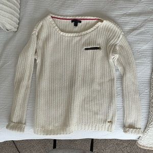 Tommy Hilfiger Women’s Cream Knit Sweater XS